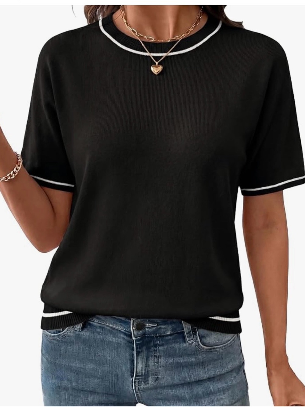 SHEWIN (Amazon) Black Sweater